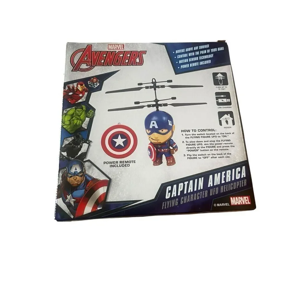 New World Tech Toys Marvel Avengers Captain America Flying Character
